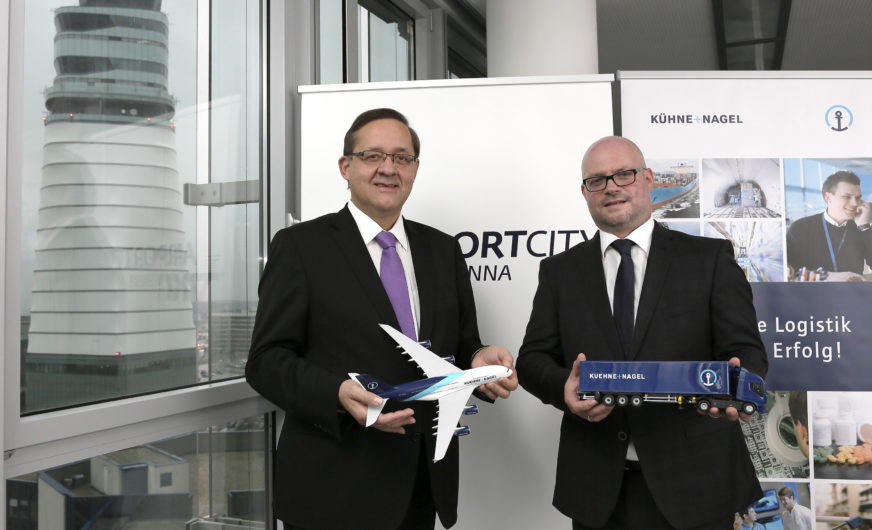 Flughafen Wien wird neue „Homebase“ von Kühne + Nagel Österreich