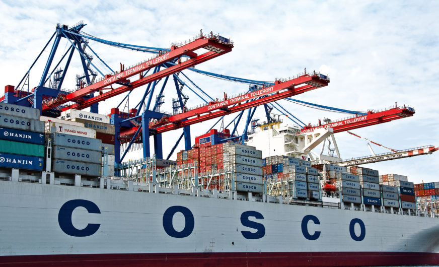 Coscon and CSCL merge to form a Chinese shipping industry giant