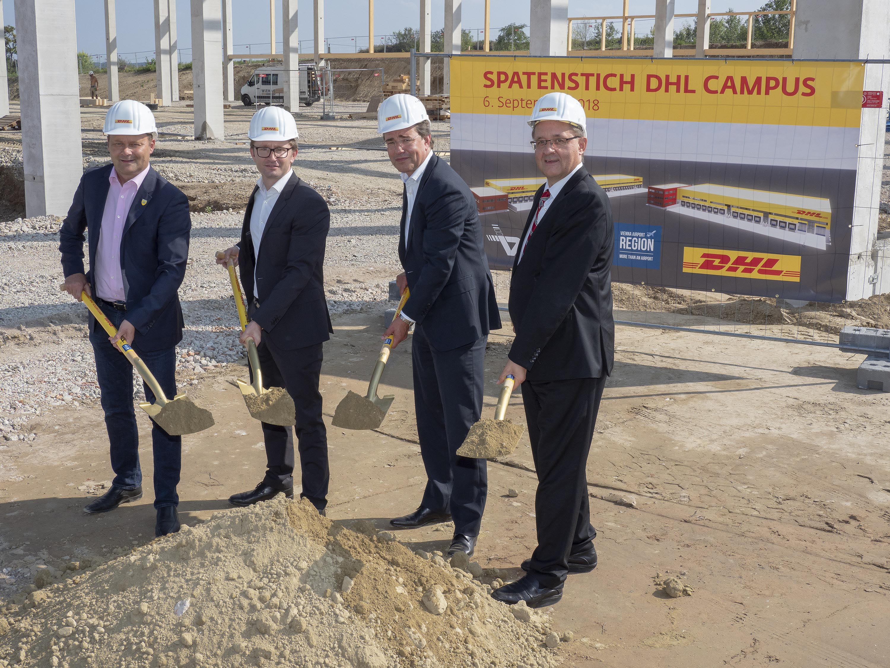 Construction start for the DHL Campus in the Vienna airport region