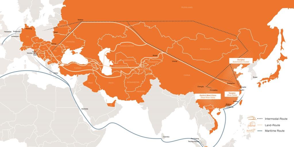 Gebrüder Weiss: Multimodal service from Europe to Shanghai