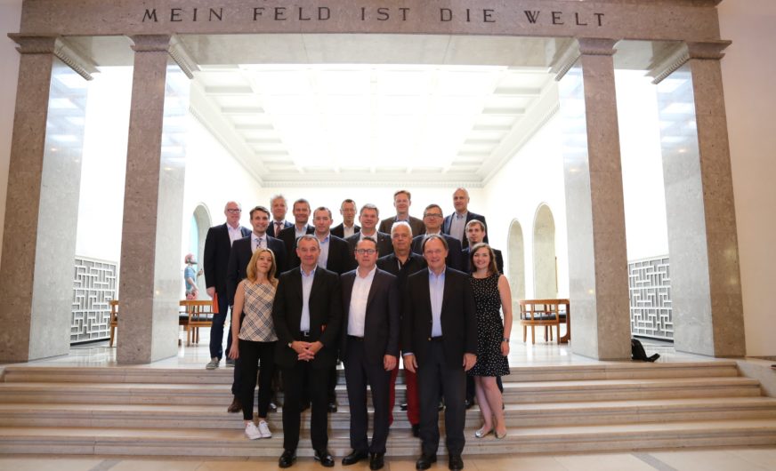 High-ranking industrial delegation from Austria visiting Hamburg
