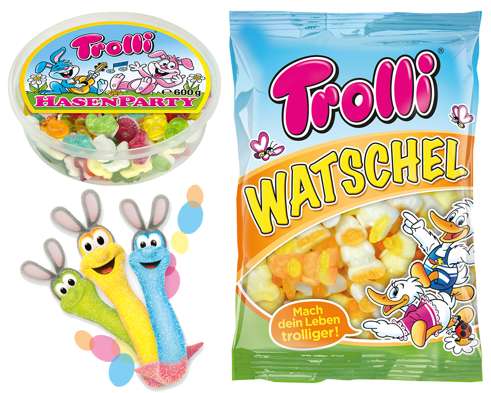 Raben Group is taking Trolli’s fruit gums to the Easter baskets