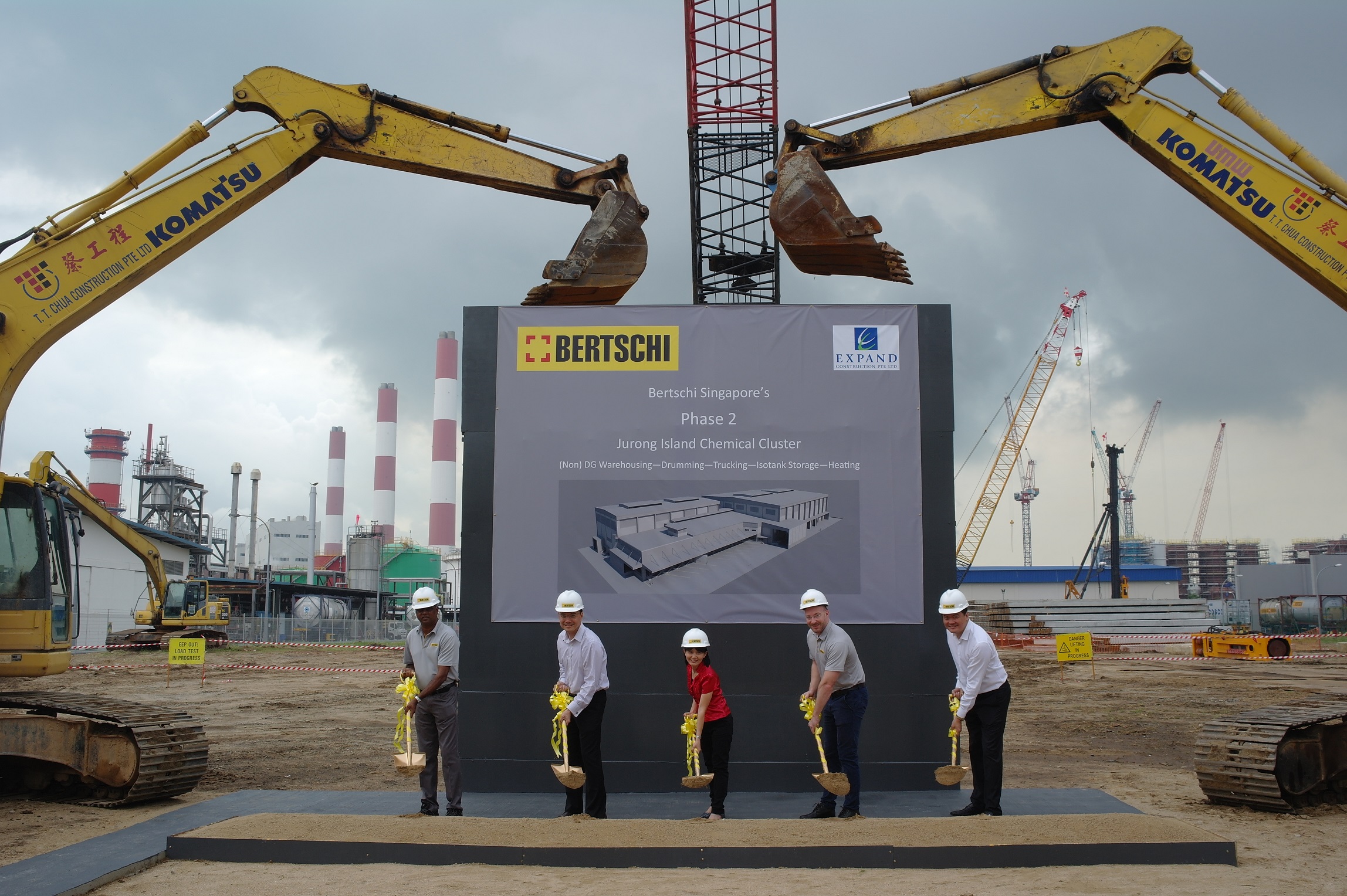 Bertschi startet zweite Investitionsphase in Singapur