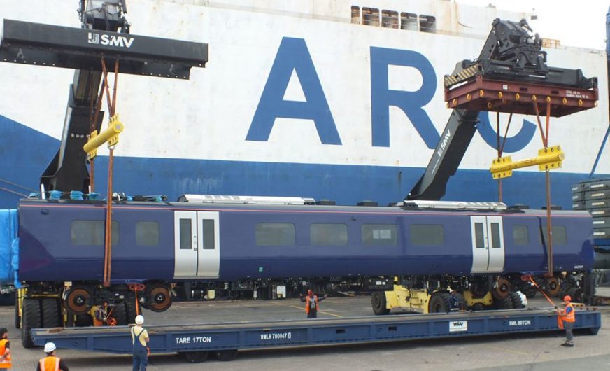 BLG AutoTerminal lifts XXL shipment for the rail industry