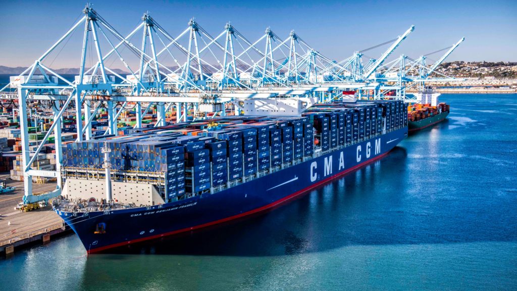 CMA CGM the first ocean carrier listed on Freightos