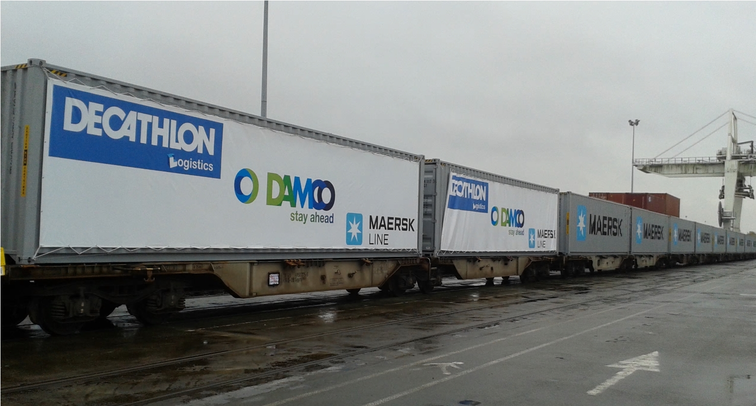 Damco Rail: Weekly block train service from China to Europe
