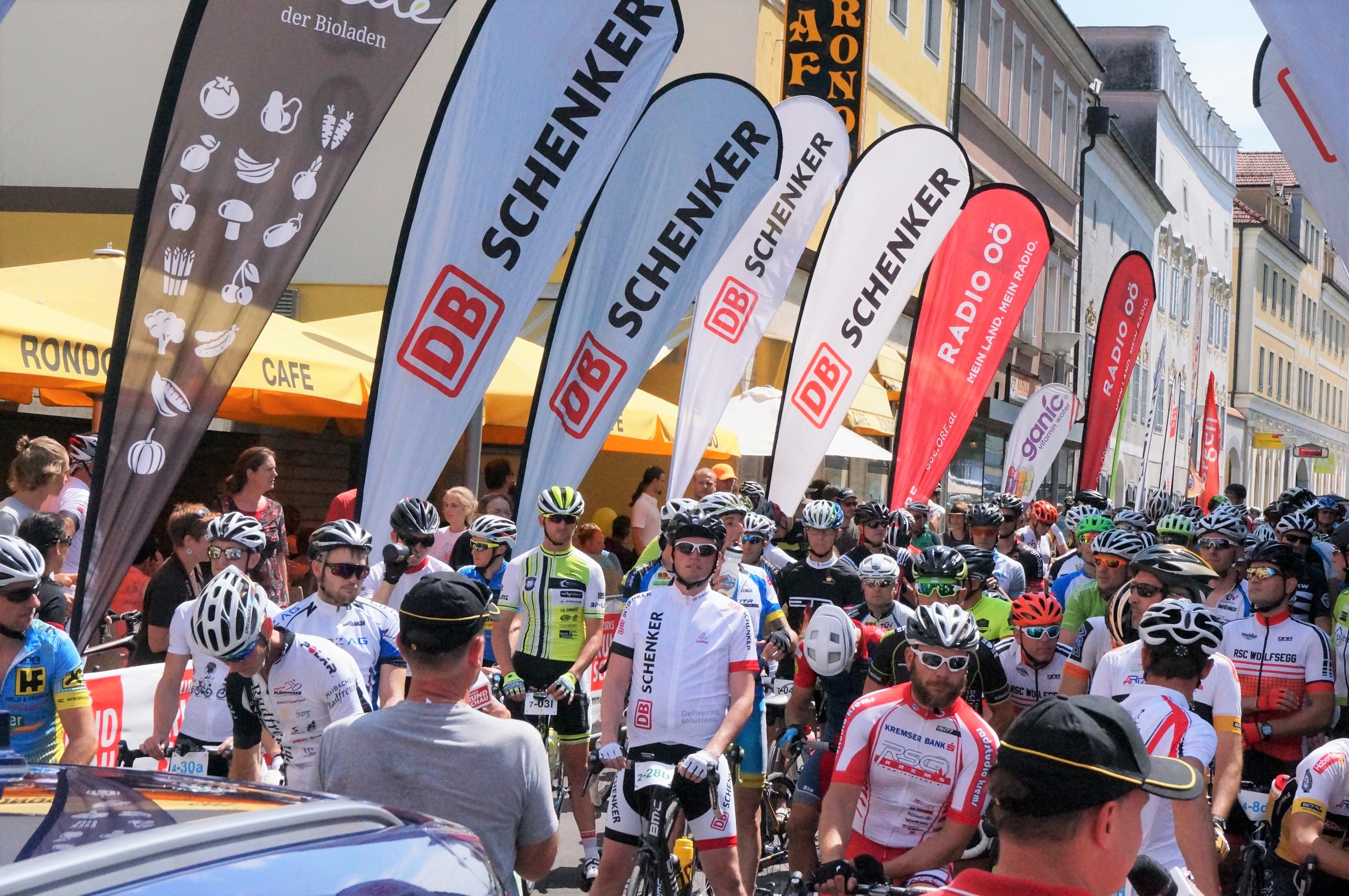 Logistik von DB Schenker für den Grieskirchner Radmarathon