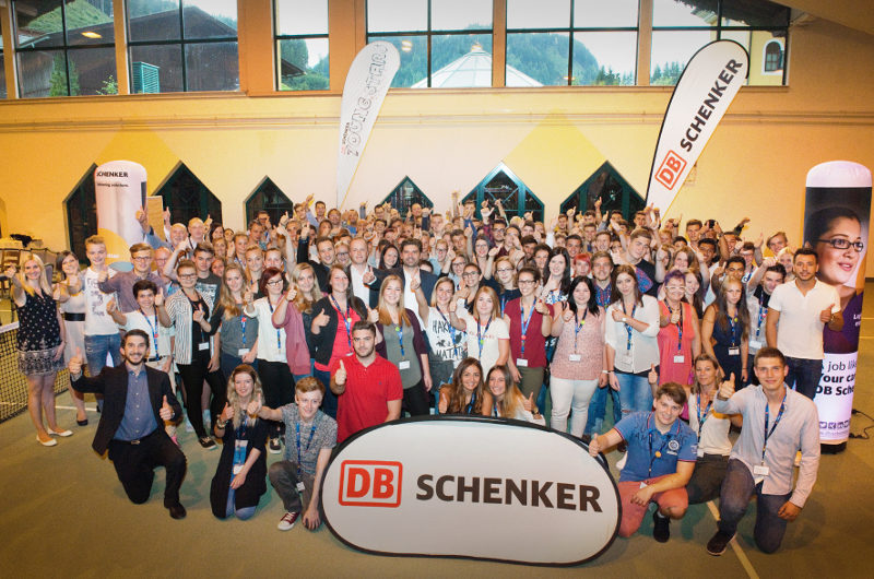 120 young talents in the “young.stars academy” of DB Schenker