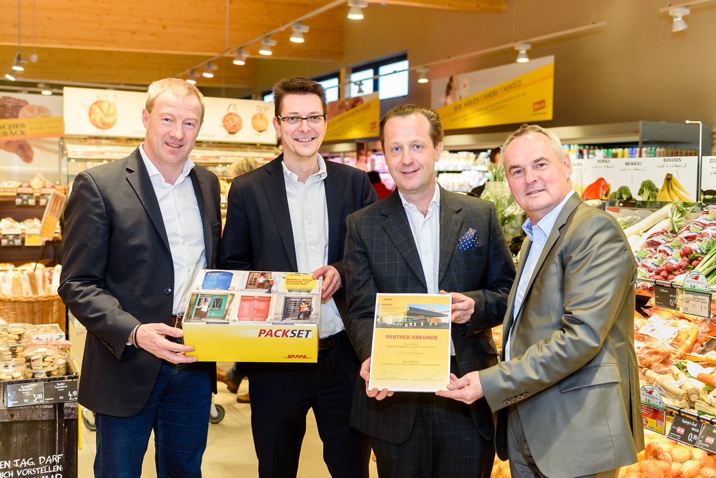 DHL Paket Austria: 700 new parcel shops with Billa supermarkets