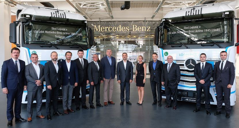 150 neue Mercedes-Benz Actros Lkw bei Ekol Logistics