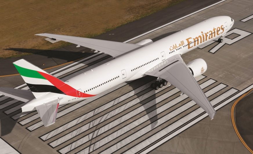 Emirates Airline im Anflug auf Yangon und Hanoi