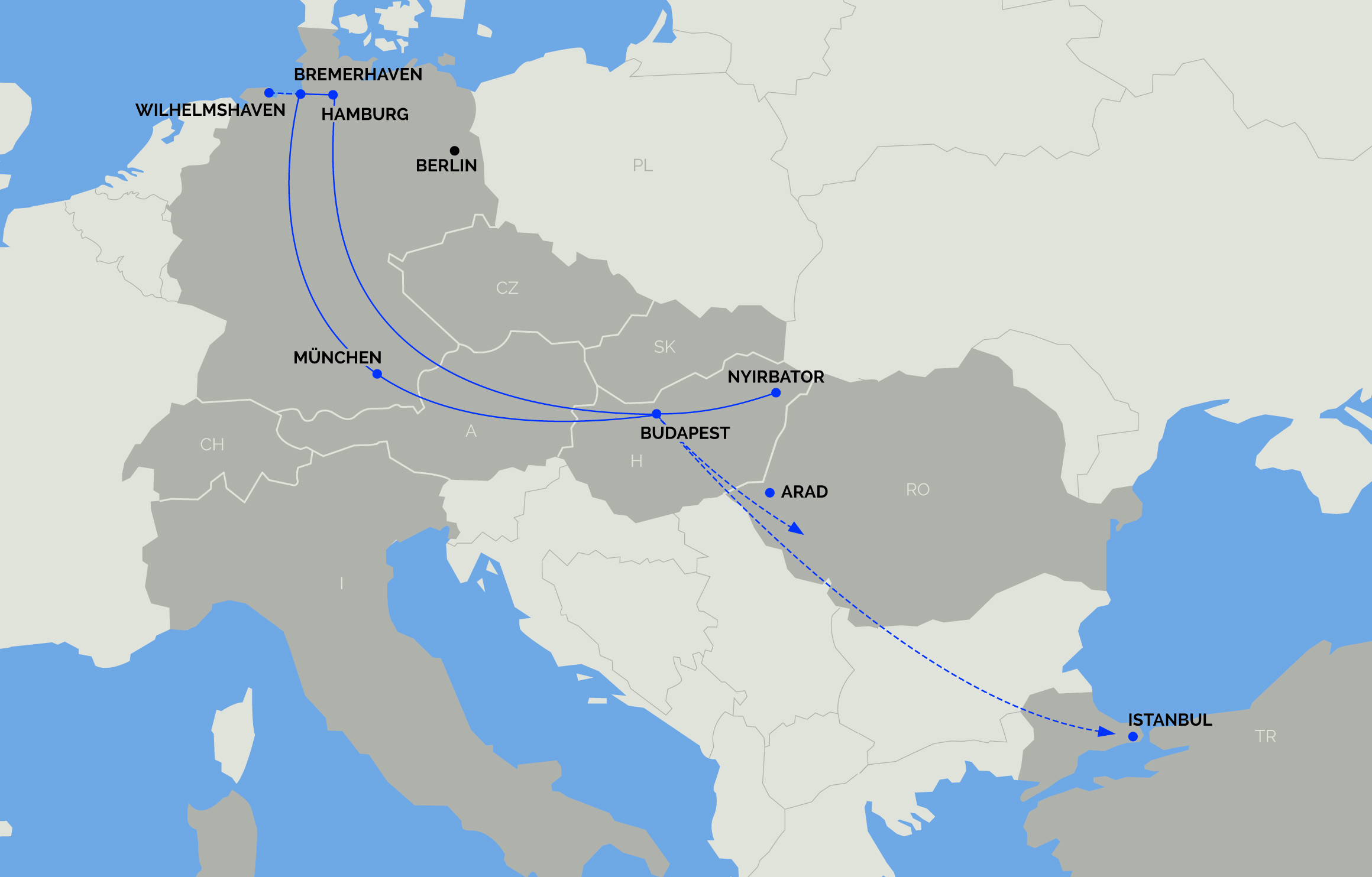 Eurogate Intermodal forciert die südosteuropäischen Relationen