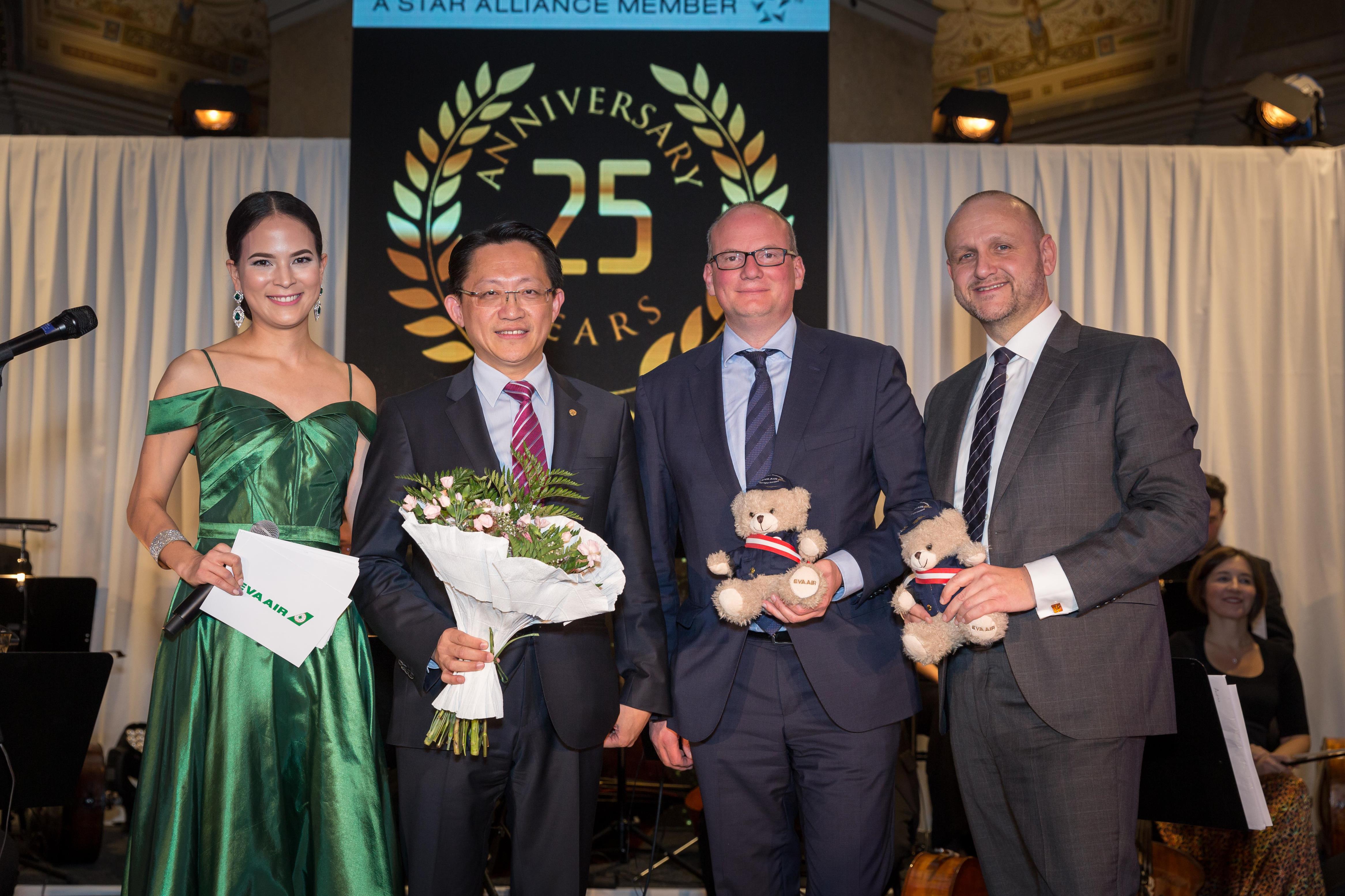 Eva Air celebrates its 25 years in Vienna