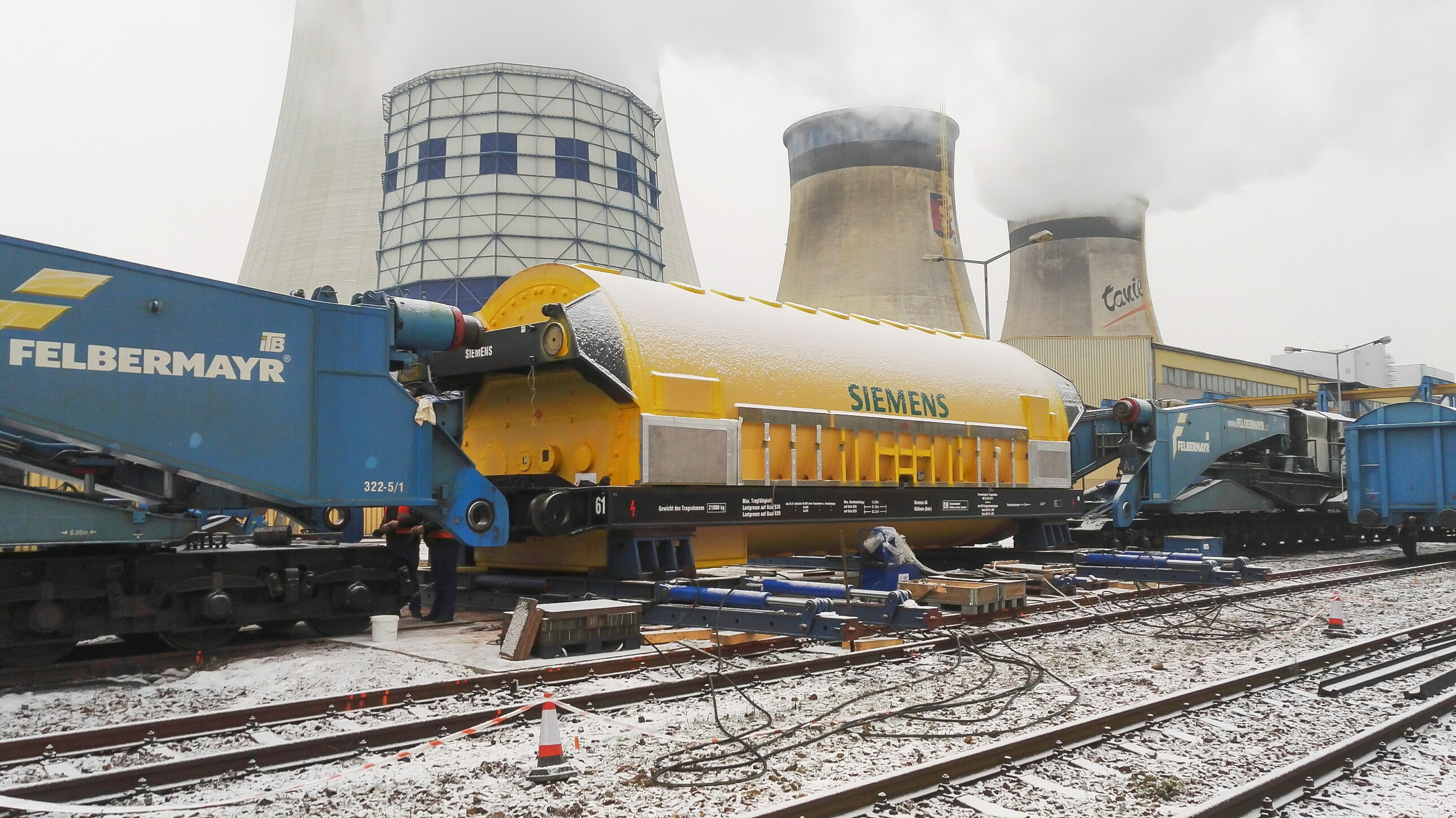 Record-rail transport of Felbermayr Group in Poland
