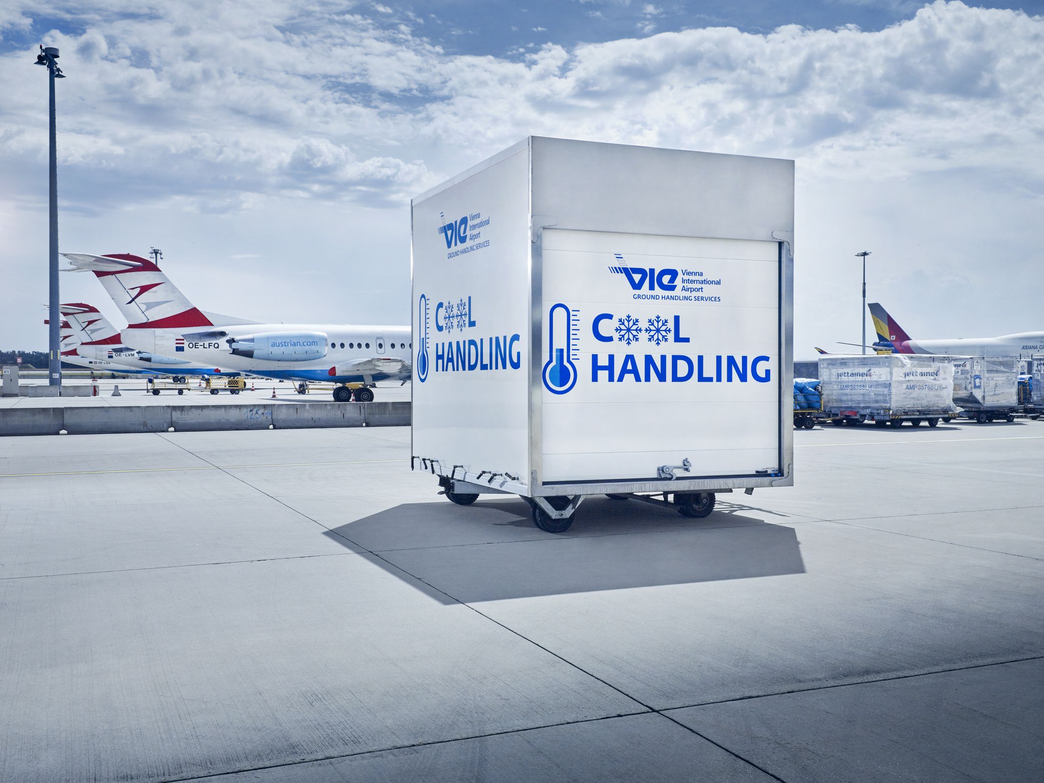 Start von „VIE Cool Handling“ für Luftfracht am Flughafen Wien