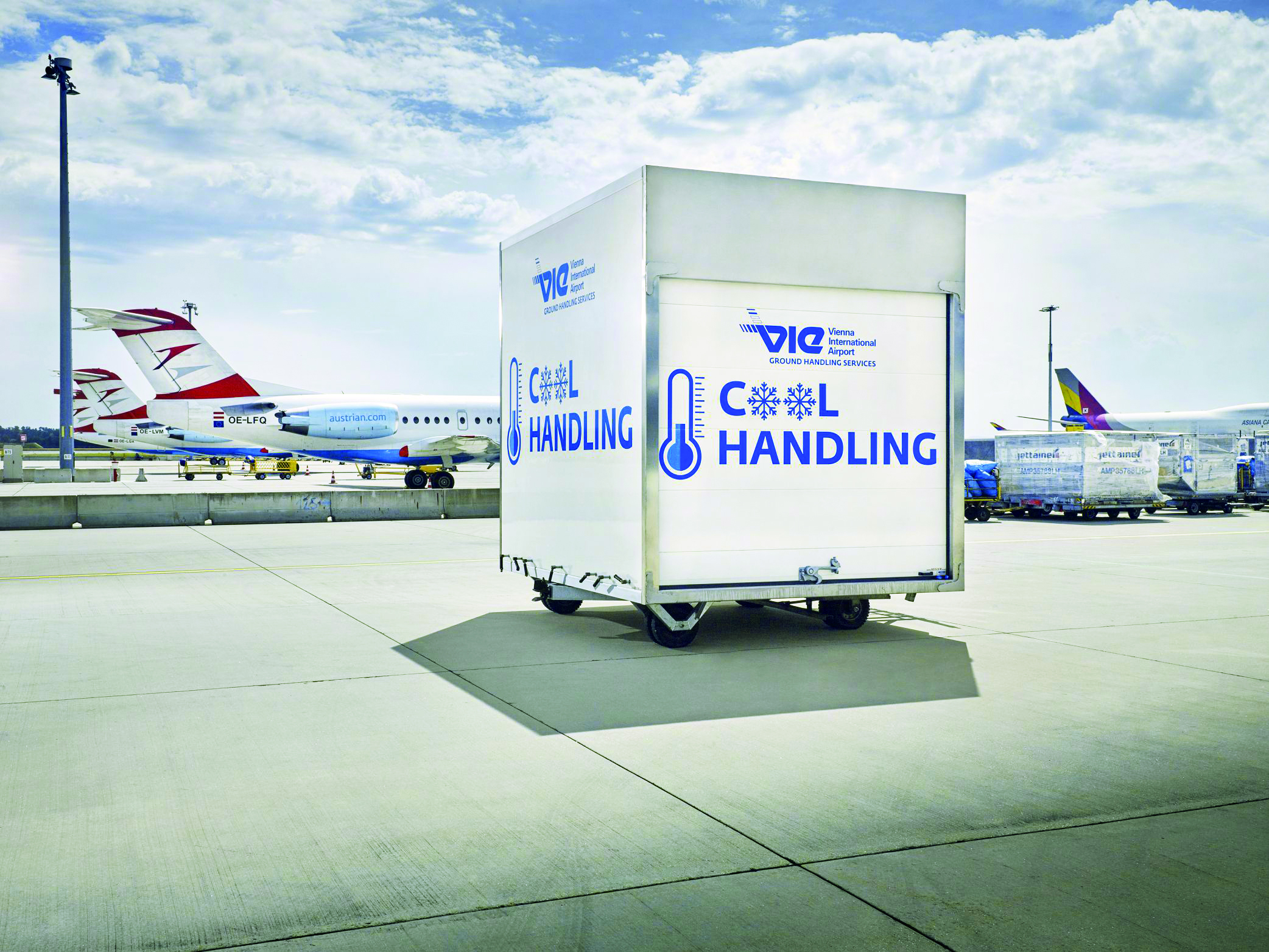 Flughafen Wien: Positive Entwicklung bei Cargo im Jahr 2018