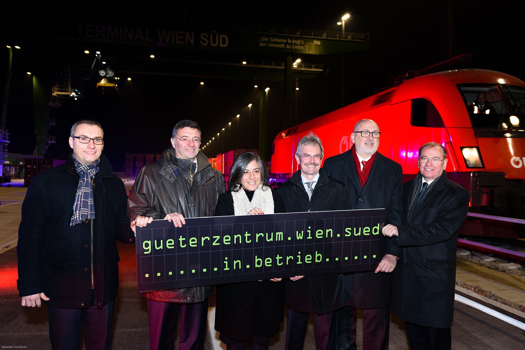 Wiens neuer Hauptbahnhof für Güter feierlich eröffnet