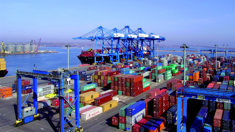 Container handling volume rose again in the port of Constanza