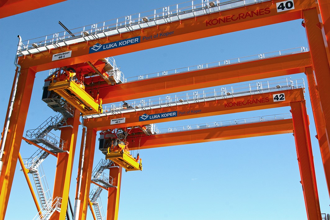 Konecranes to deliver five electric RTG cranes to Luka Koper