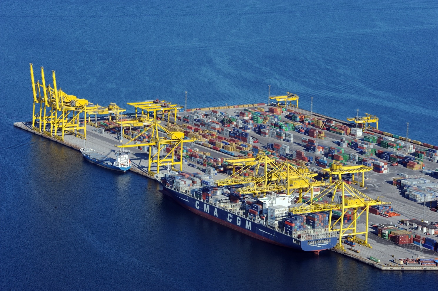 Starker Anstieg des Containerumschlages im Hafen Triest