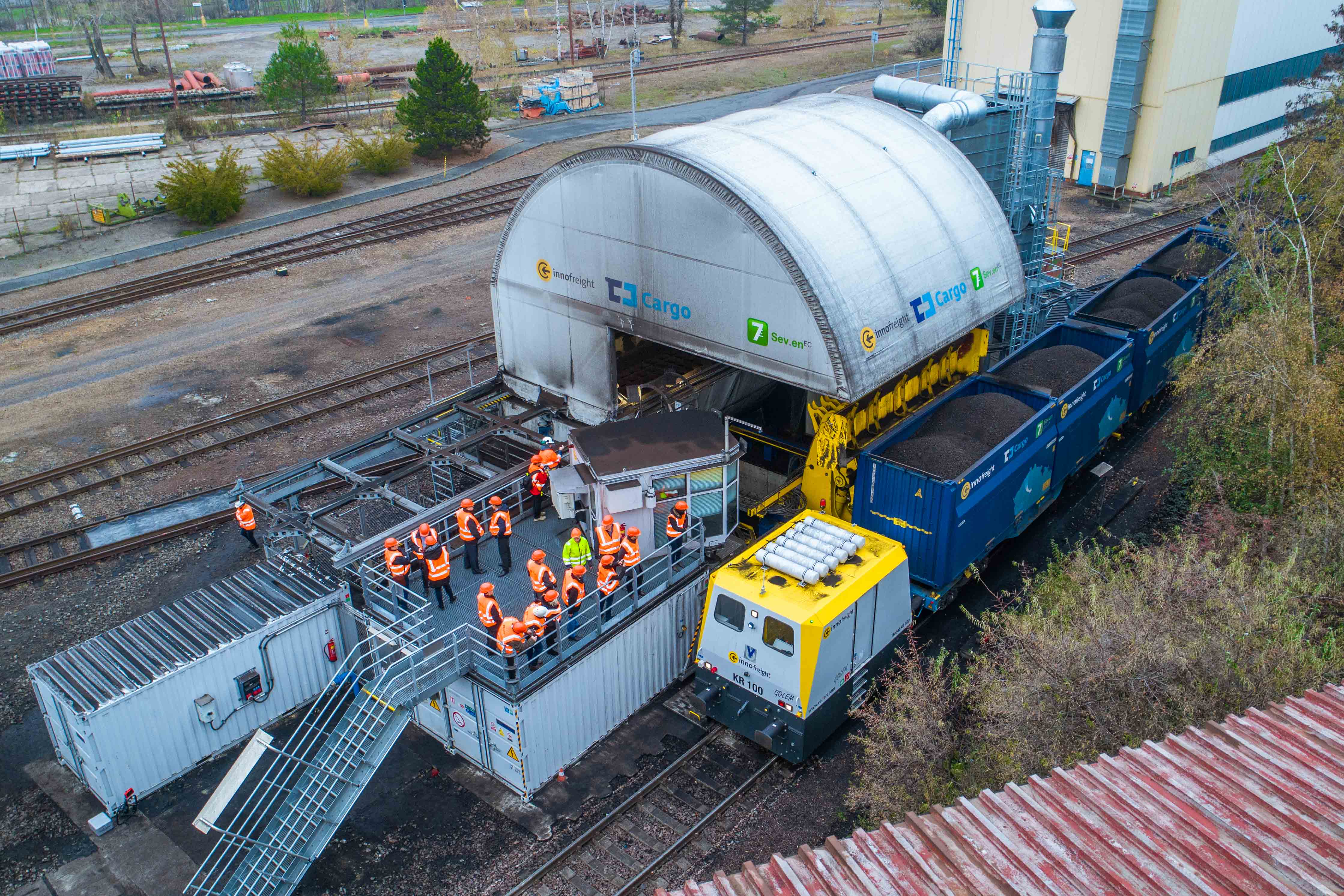 Highly efficient brown coal logistics at Czech Chvaletice power plant
