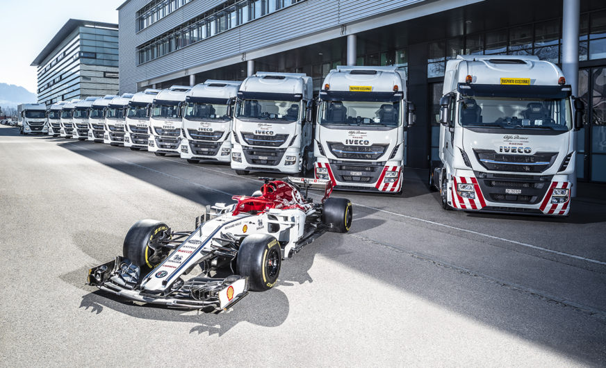 Alfa Romeo Racing startet mit Iveco als Truck Partner
