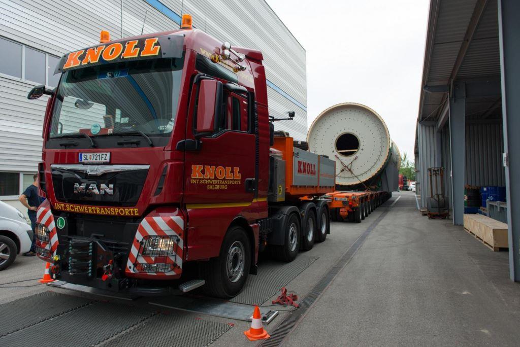 Knoll Transporte erreicht Rekordmarke von 160 Tonnen