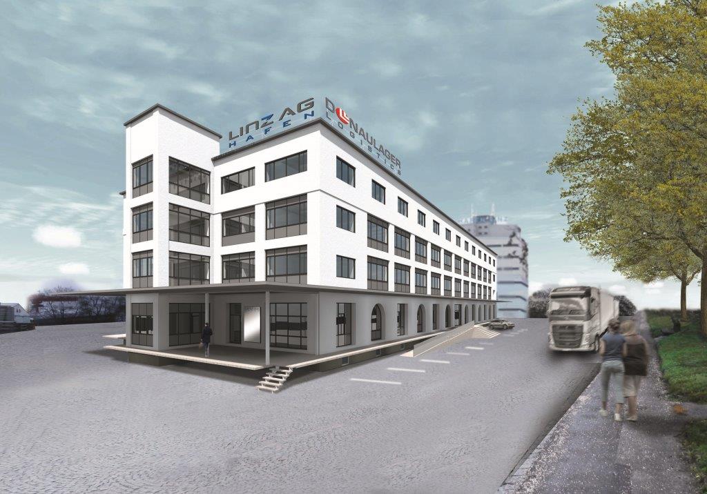 Linzer Hafen bekommt ein topmodernes Bürogebäude