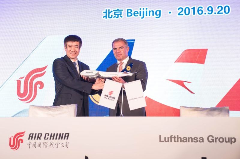 Lufthansa Group and Air China sign commercial joint venture