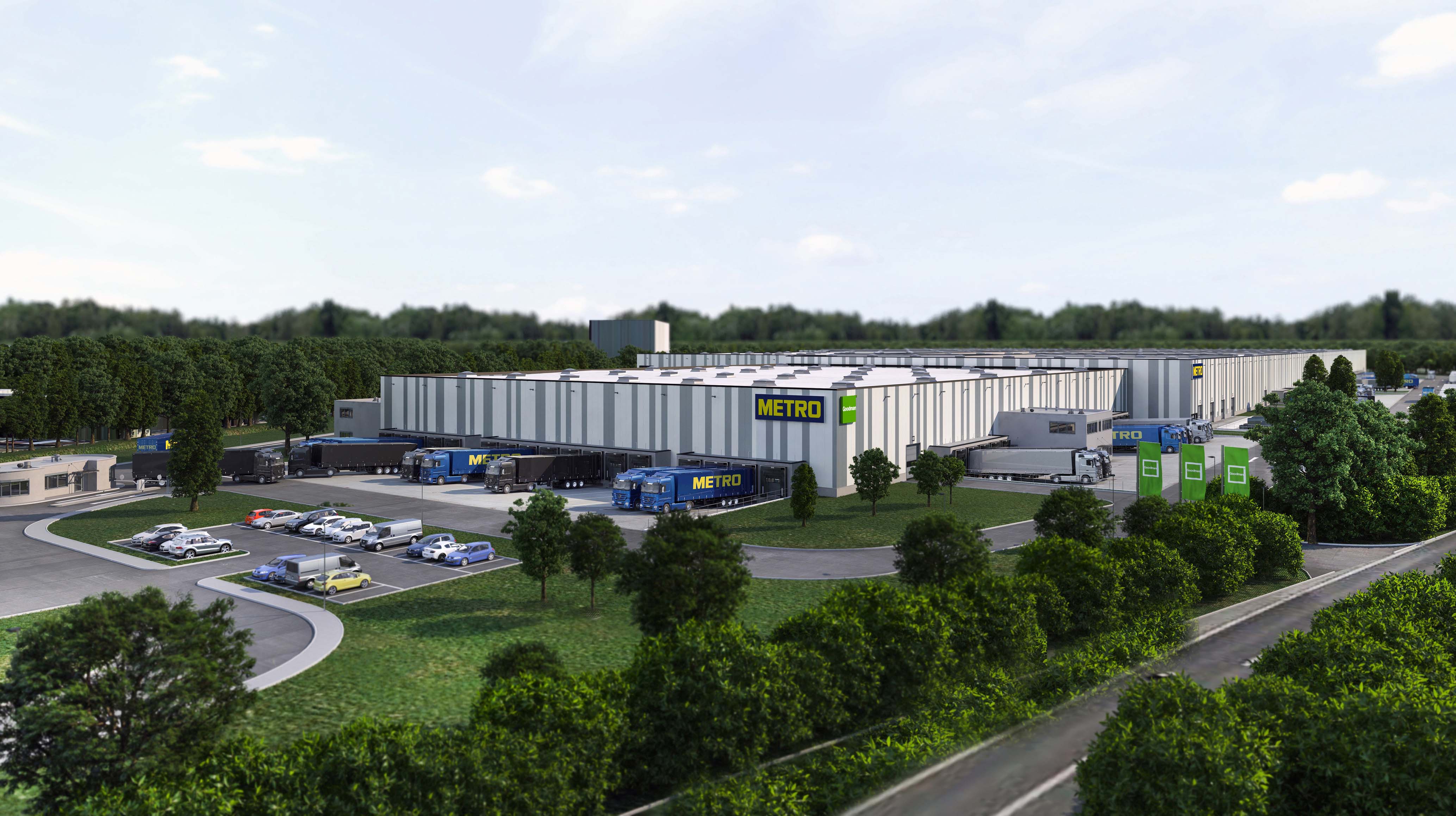 Metro moves into the largest logistics property in Europe