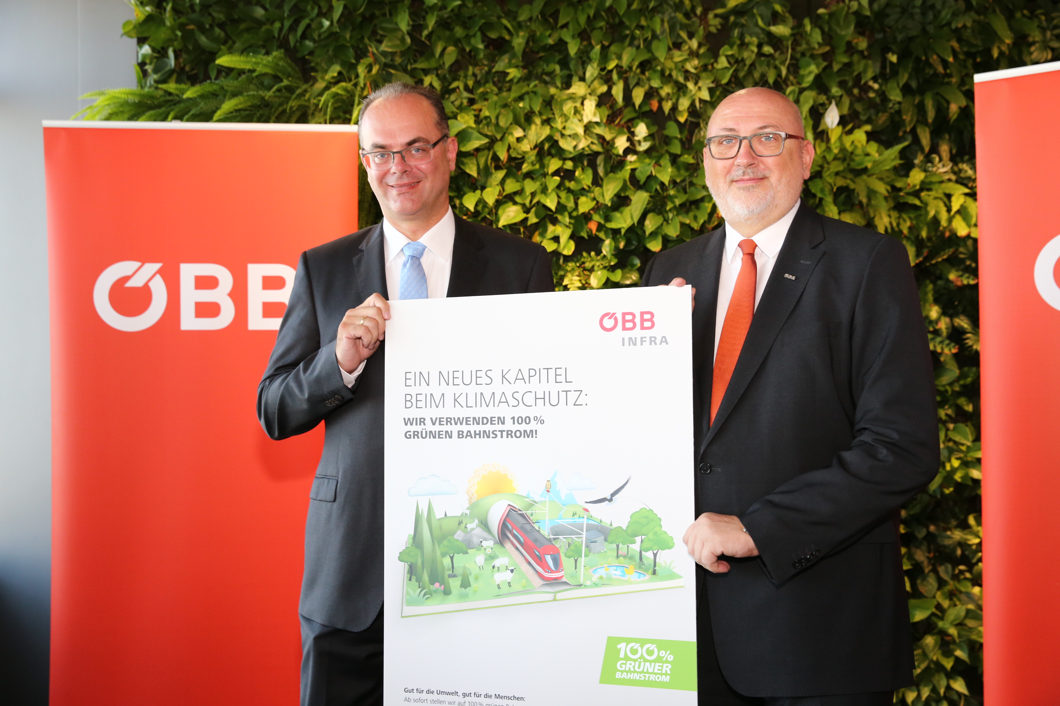 Greenpeace-ÖBB-Kooperation: 100 Prozent grüner Strom für die Bahn