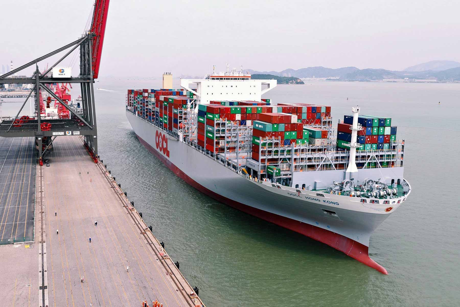 Tremendous growth for OOCL in European trades