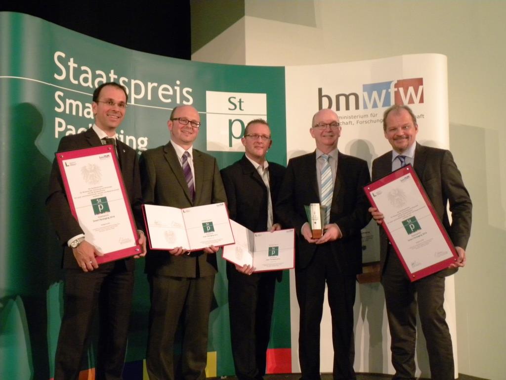 Opel Wien and Pawel win the state prize Smart Packaging 2016