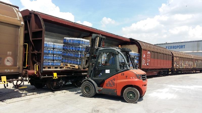Prague – Budapest: Rail transport service for PepsiCo products