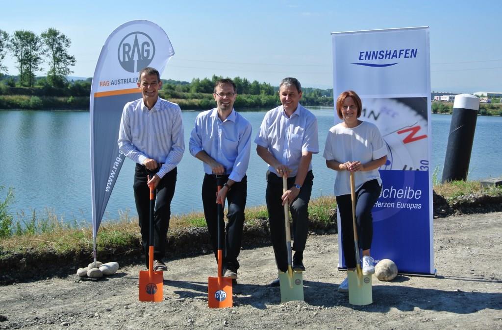 Im Ennshafen entsteht die erste LNG-Tankstelle in Österreich