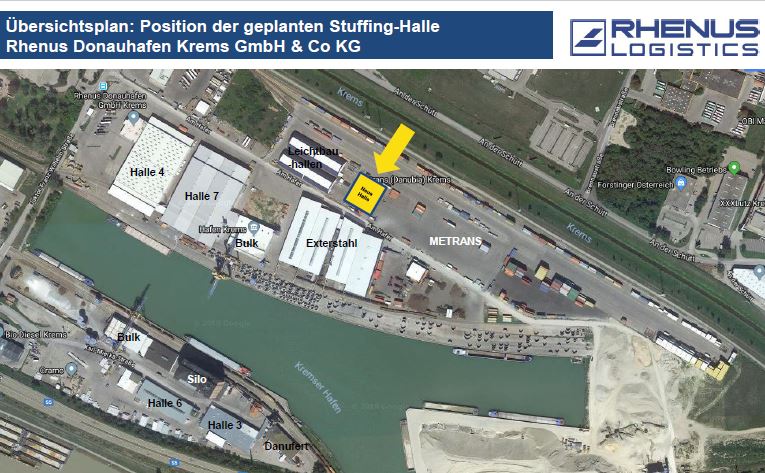 Rhenus Donauhafen bekommt eine neue Leichtbauhalle
