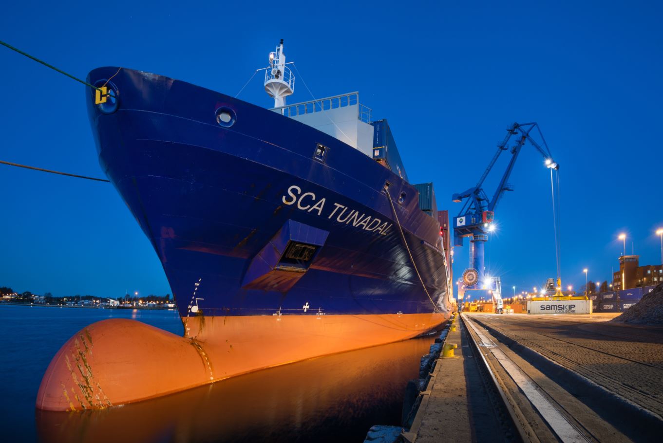 SCA-Container Express verbindet Rotterdam mit Oxelösund