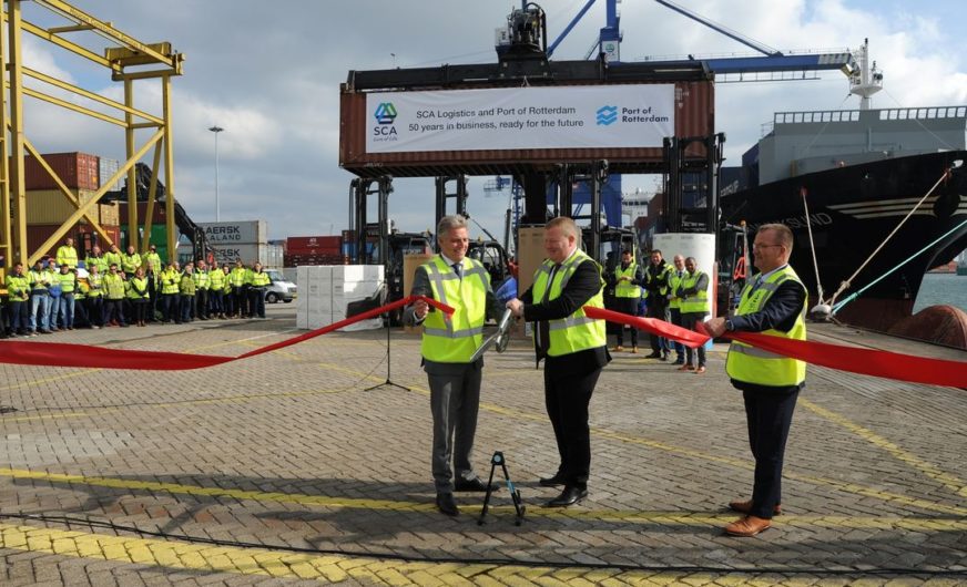 Ausbau des SCA Logistics Terminals in Rotterdam