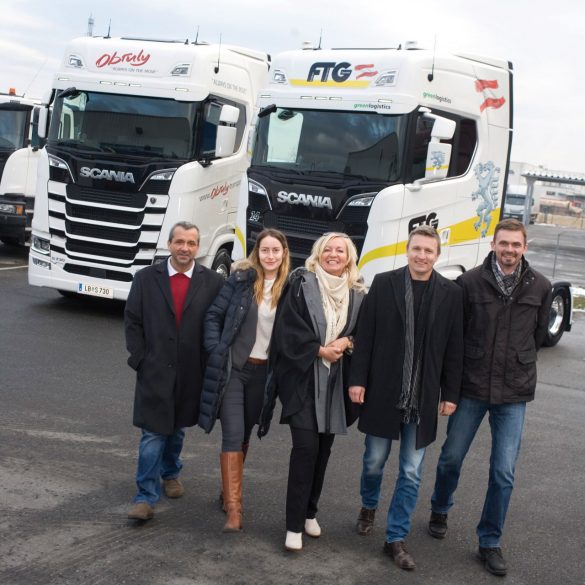 Brandnew Scania trucks for Felber and Obruly
