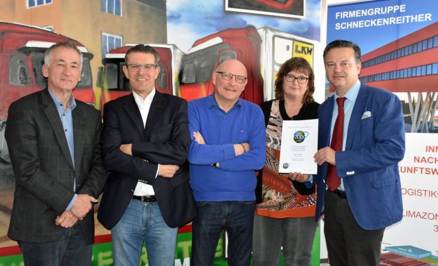 International forwarder Schneckenreither was certified as AEO
