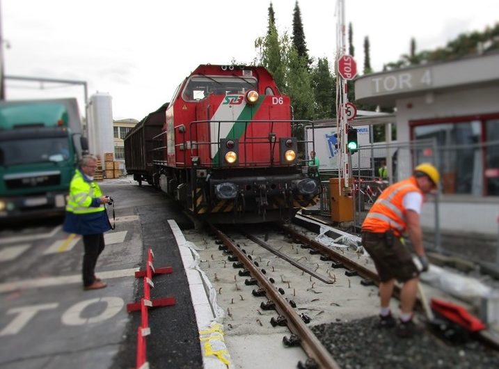 First train operated on the new railway line to Weiz