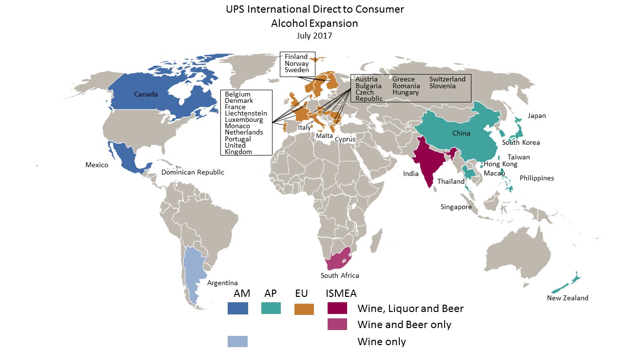 UPS verbessert Angebot in der internationalen Weinlogistik