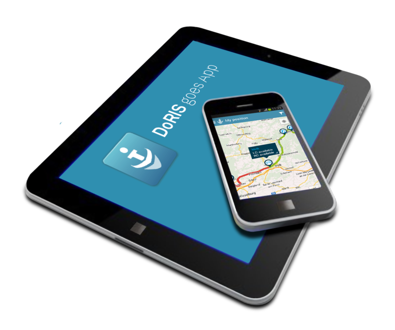 Verbesserte DoRIS-App der viadonau für die Binnenschifffahrt