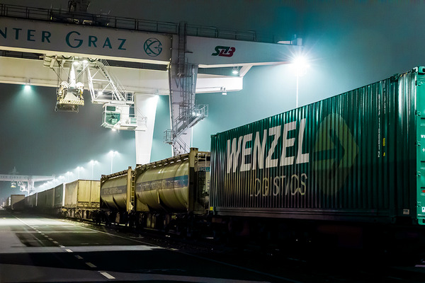 Launch of intermodal block train “CCG Graz-Frankfurt“