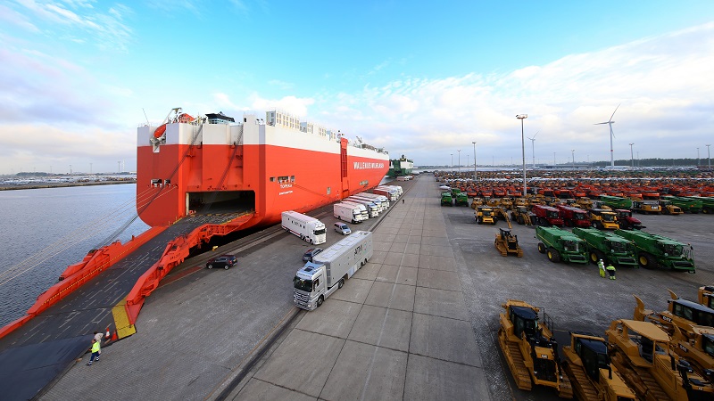 WWL verdoppelt Terminalfläche im Hafen Zeebrugge
