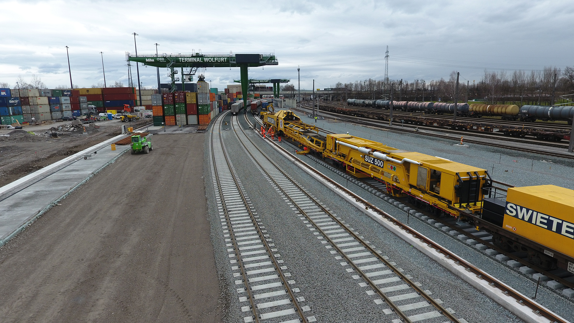 Last construction phase at the ÖBB freight center in Wolfurt