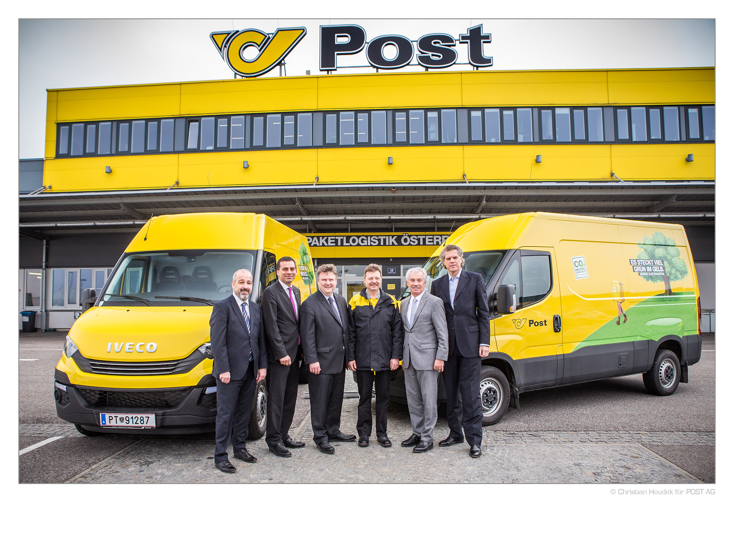 Eco parcel logistics by Austrian Post in Vienna-Simmering