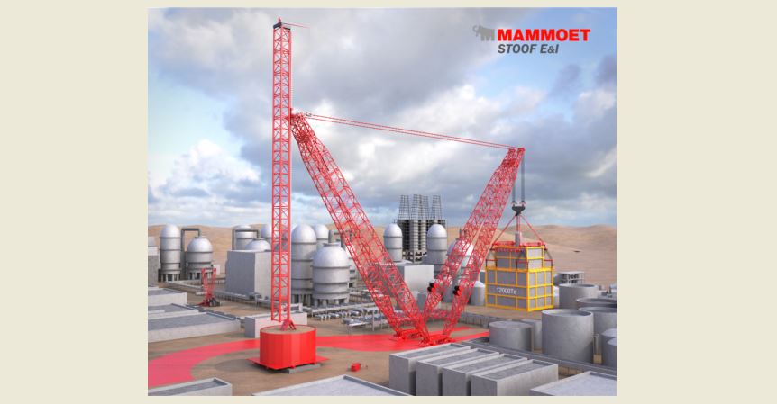 New concept crane “Focus” lifts loads up to 24,000 tons