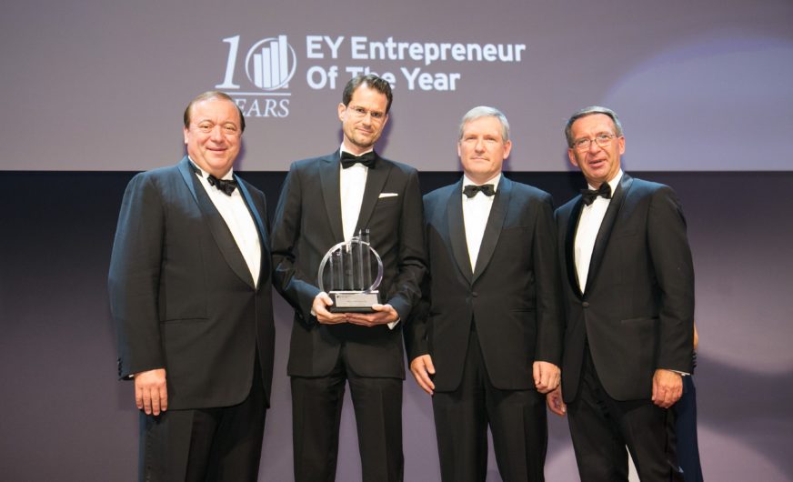 Christian Prangl wins Entrepreneur Of The Year® award.
