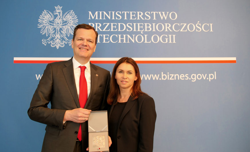 Ewald Raben erhält Medaille für Verdienste für die polnische Wirtschaft